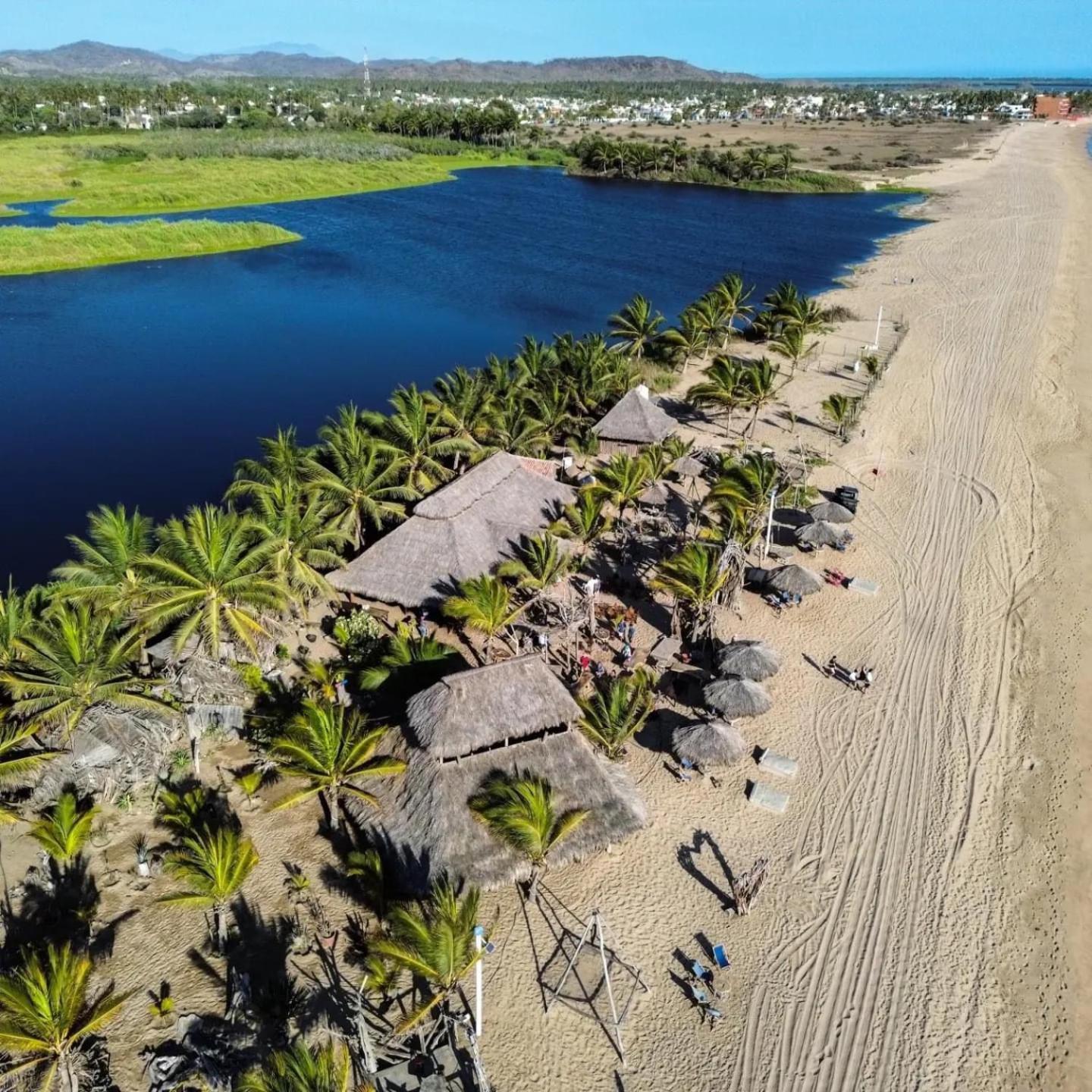 סן פטריסיו מלקווה Bungalows Laguna Del Tule מראה חיצוני תמונה